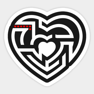 love labyrinth Sticker